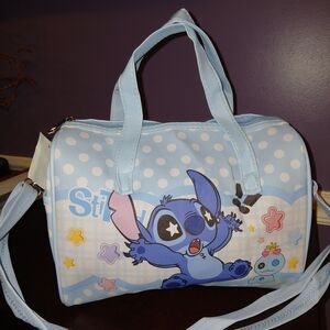 Stitch Blue Polka Dot Women's Bag